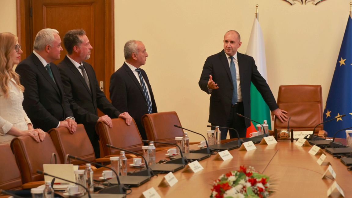 Premier Conseil des ministres du gouvernement de Roumen Radev