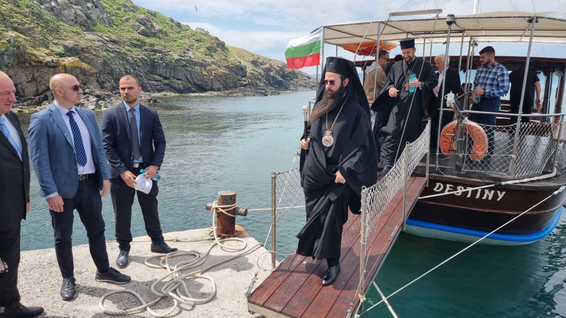 Λιτανεία με τα λείψανα του Αγίου Ιωάννη του Βαπτιστή 