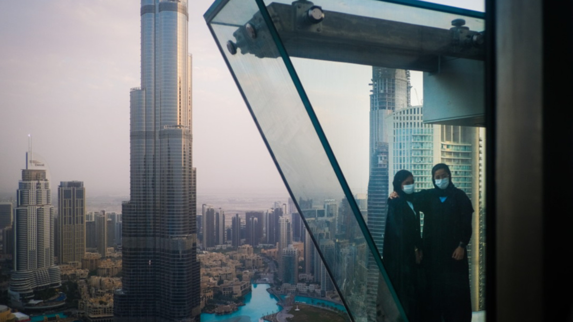 В Дубай, Обединени арабски емирства, януари 2022 г.