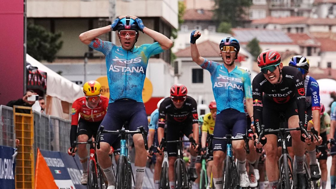 Guillermo da Silva gana la segunda etapa del Giro d’Italia 2026 en Bulgaria 