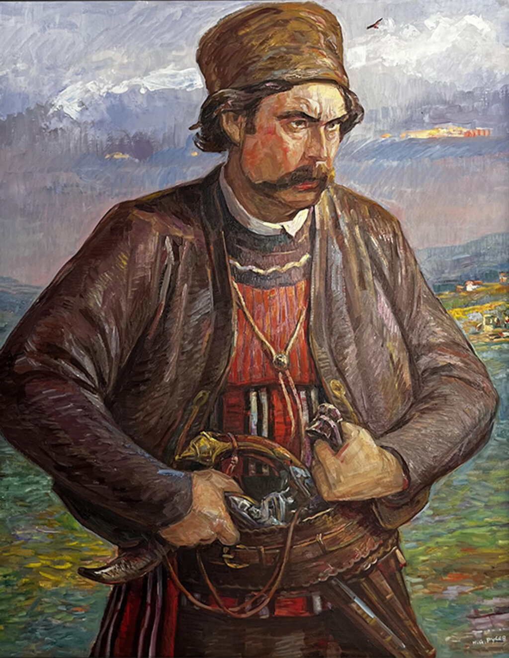 Strahil voyvoda - painter Nikolay Rusev