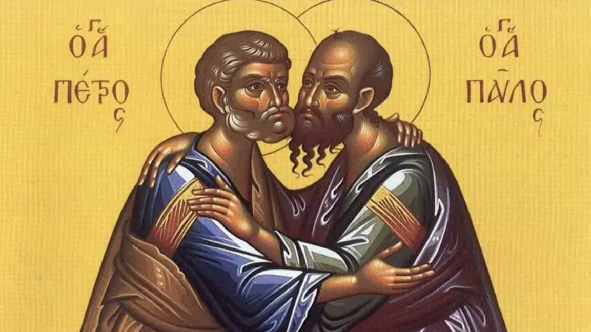 Legends describe St. Peter as stern and ...