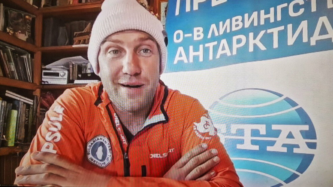 Камен Недков, командир на българската база на остров Ливингстън