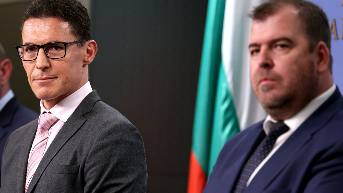 Константин Проданов (вляво) и Явор Гечев от ПБ.