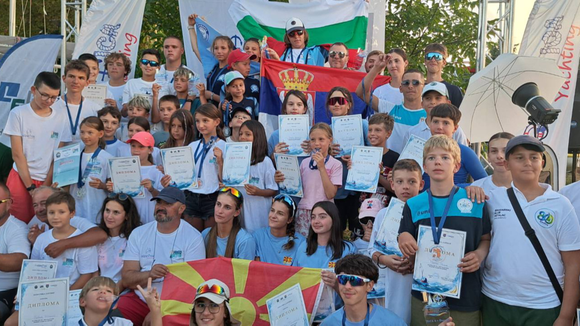 Яхт клуб "Черноморец Бургас" спечели 3 първи места на регата в Охрид