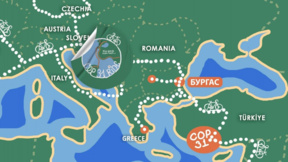 Burgas welcomes international COP31 Bike Ride