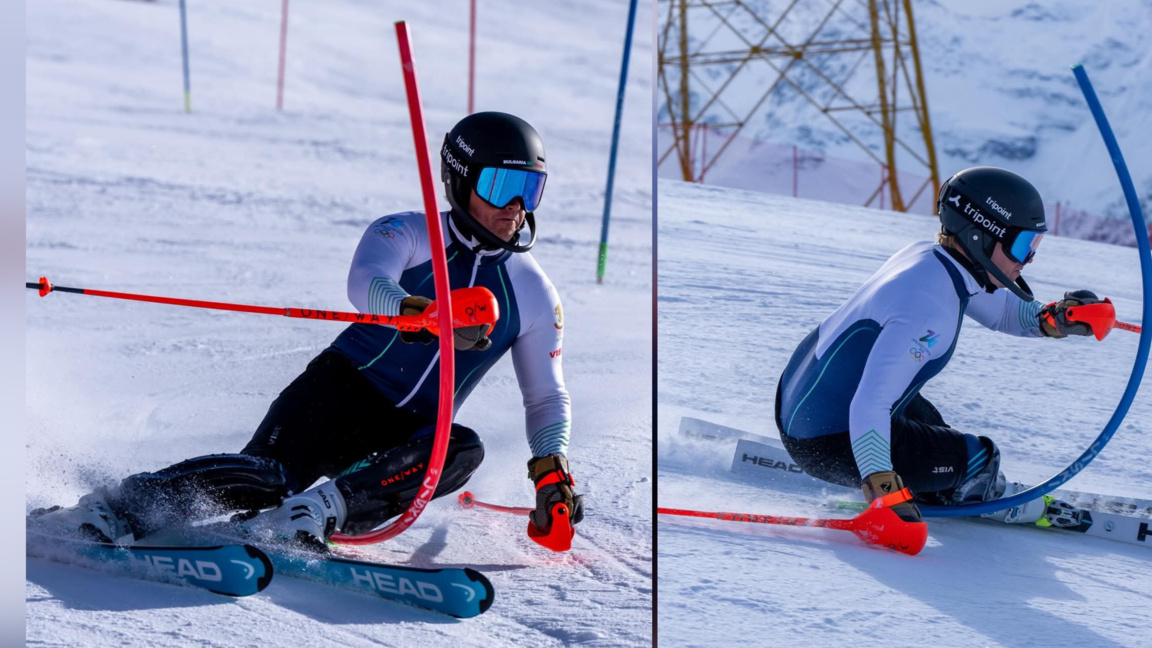 Алберт Попов вече тренира в Бормио за олимпийския слалом