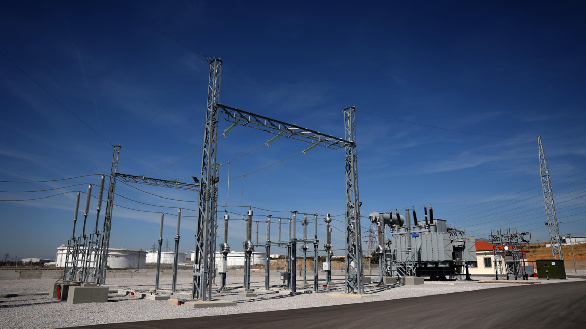 Съоръжение за съхранение на енергия в батерии, управлявано от Helleniq Energy Group, в индустриалния комплекс в Солун