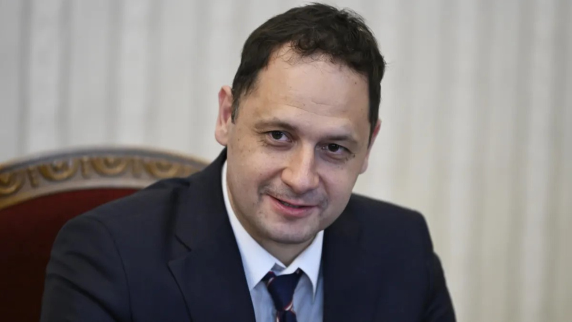 Vorsitzender der Parla mentsfraktion von „Progressives Bulgarien“ Petar Witanow