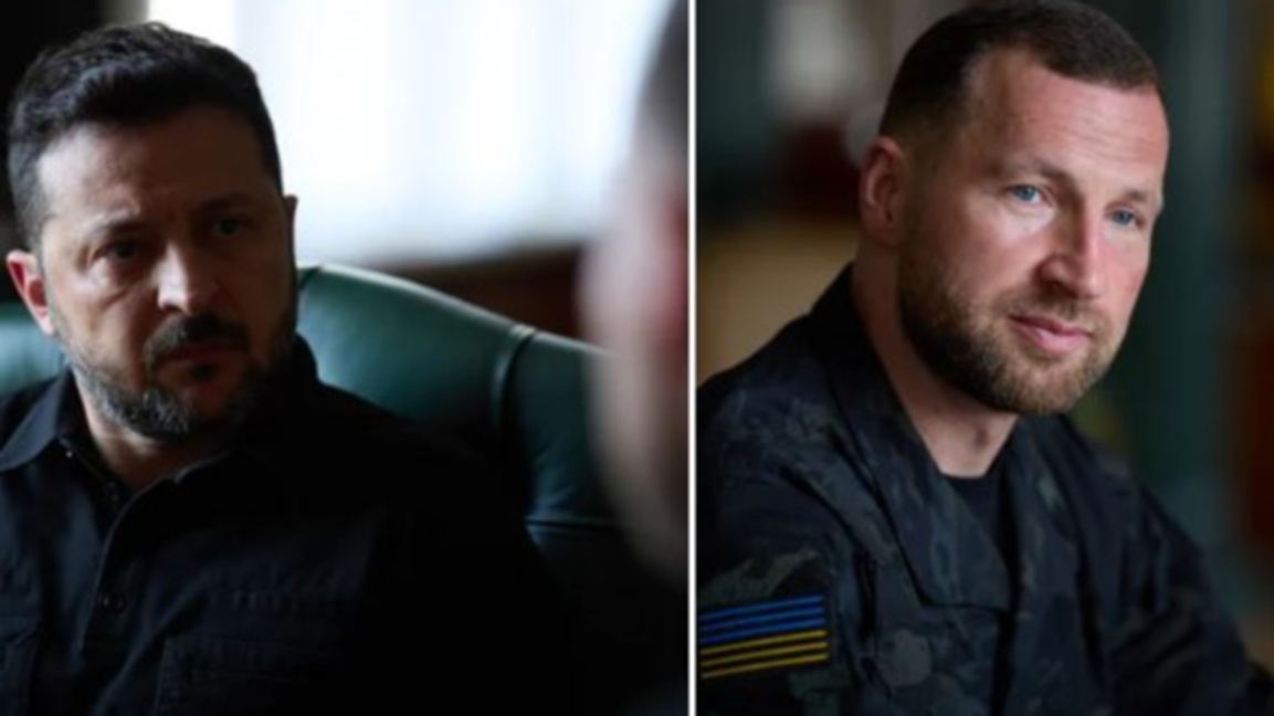 Волидимир Зеленски и Евгений Хмара