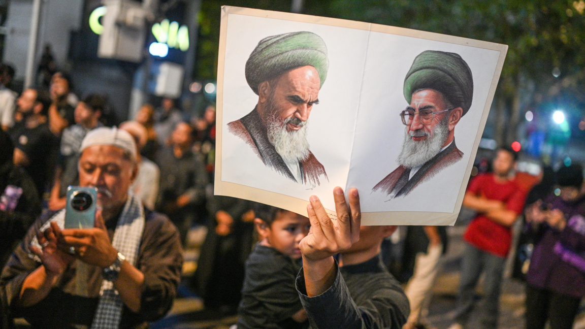 Протест пред американското посолство в Куала Лумпур, 1 март 2026 г.