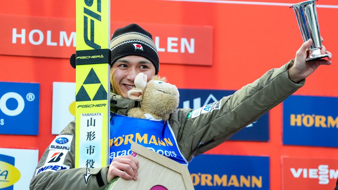 Японец взе първа победа в ски скоковете,...