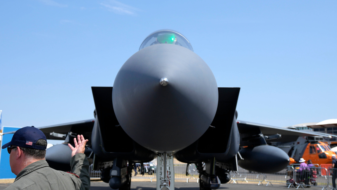 Aмерикански изтребител Ф-15Е.