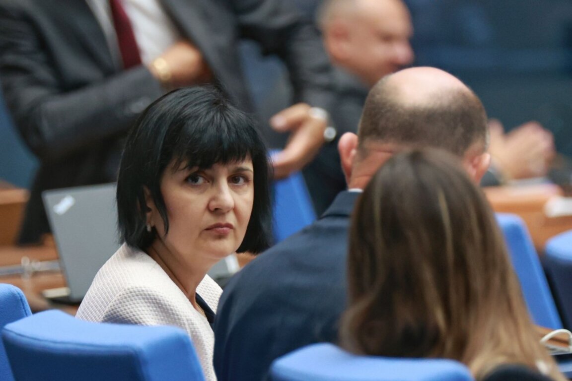 Депутатът от ПГ на "Величие" Юлиана Матеева.