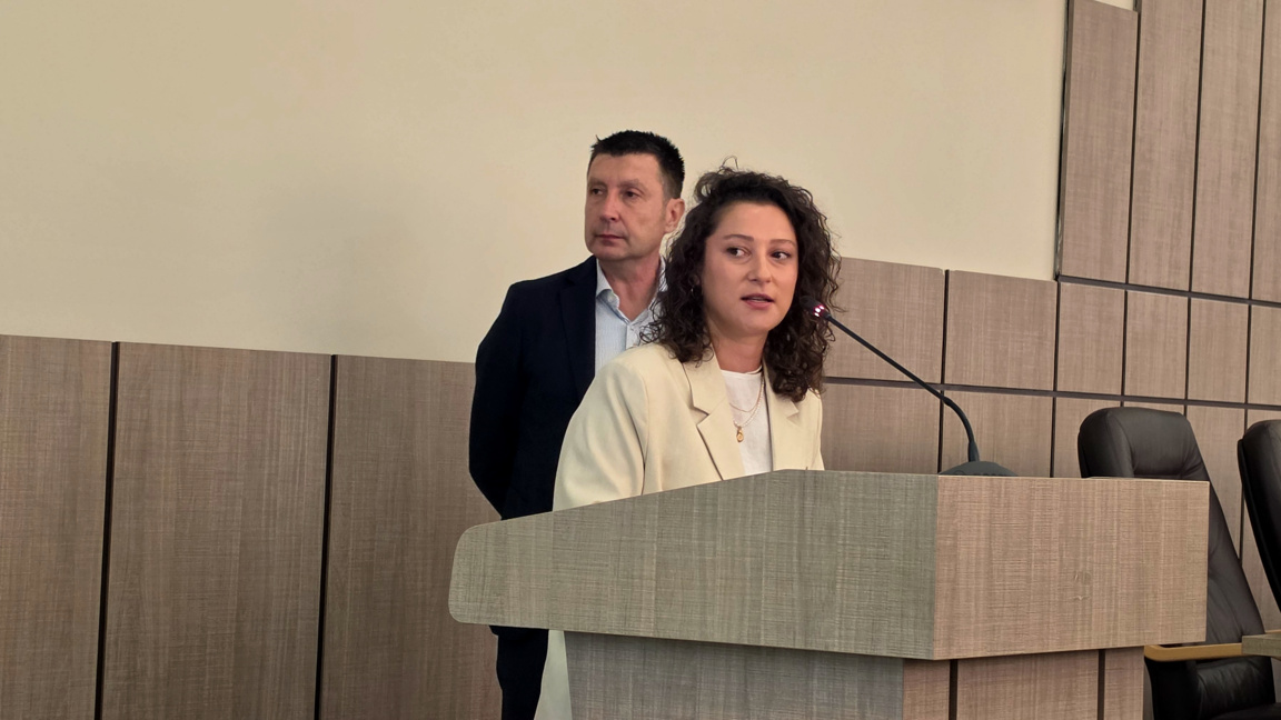 Василена Димитрова и Иван Лисиков от Фондация "Роналд Макдоналд България"