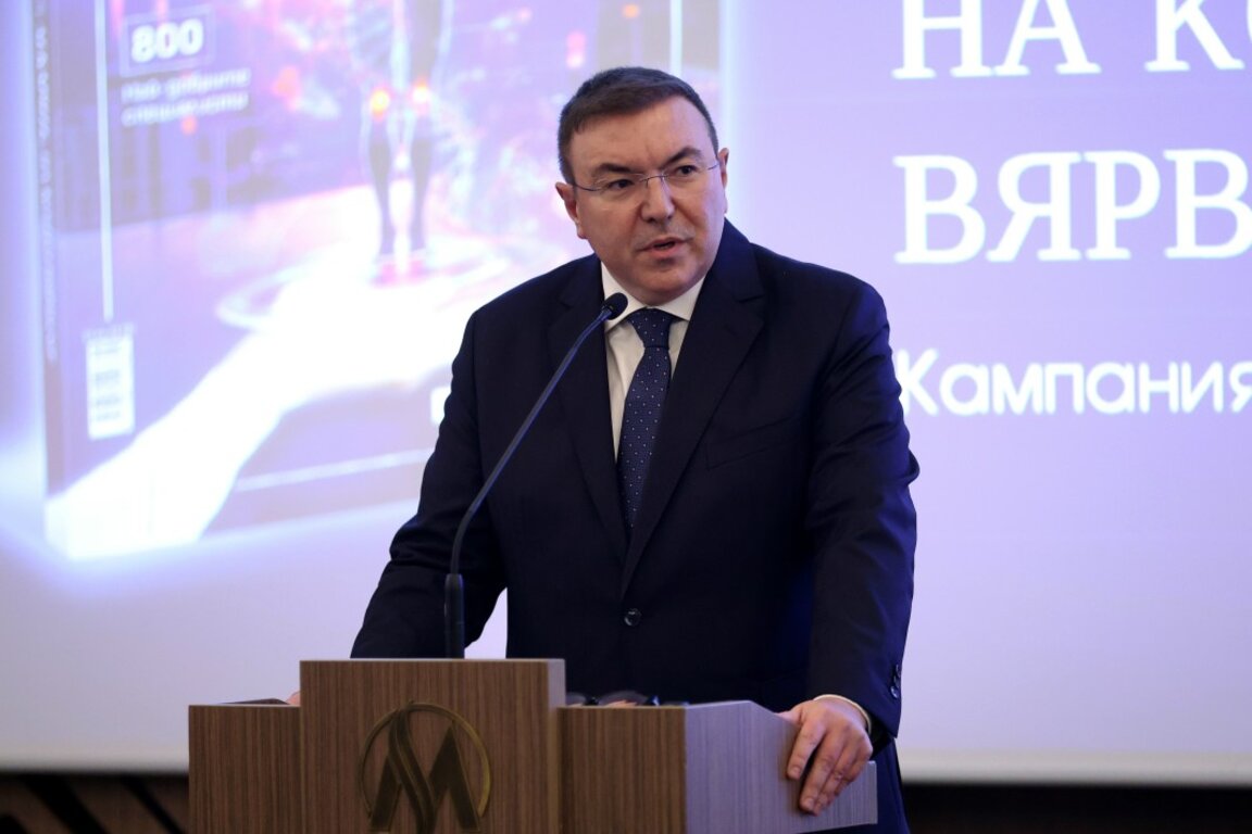 Костадин Ангелов на официална церемония по проекта "Лекарите, на които вярваме" за 2025 г. - 17 ноември 2025 г.