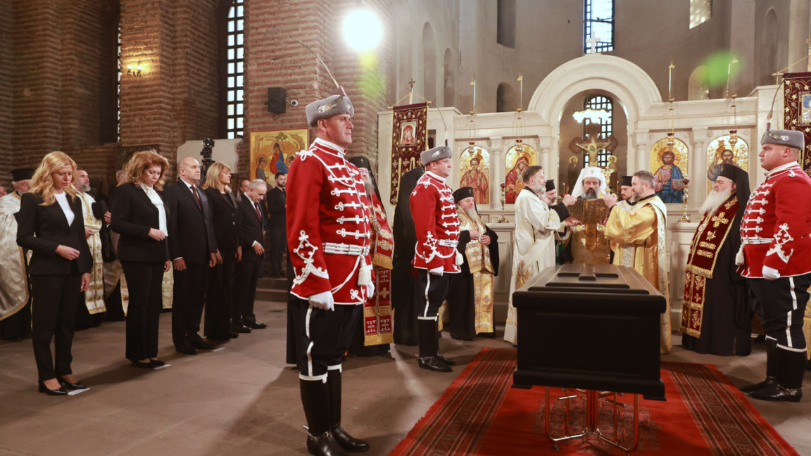 Les restes du tsar Samuel ont été déposés à la basilique Sainte-Sophie