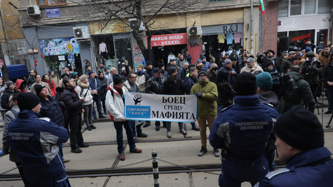 Протест срещу Борислав Сарафов пред Висшия съдебен съвет