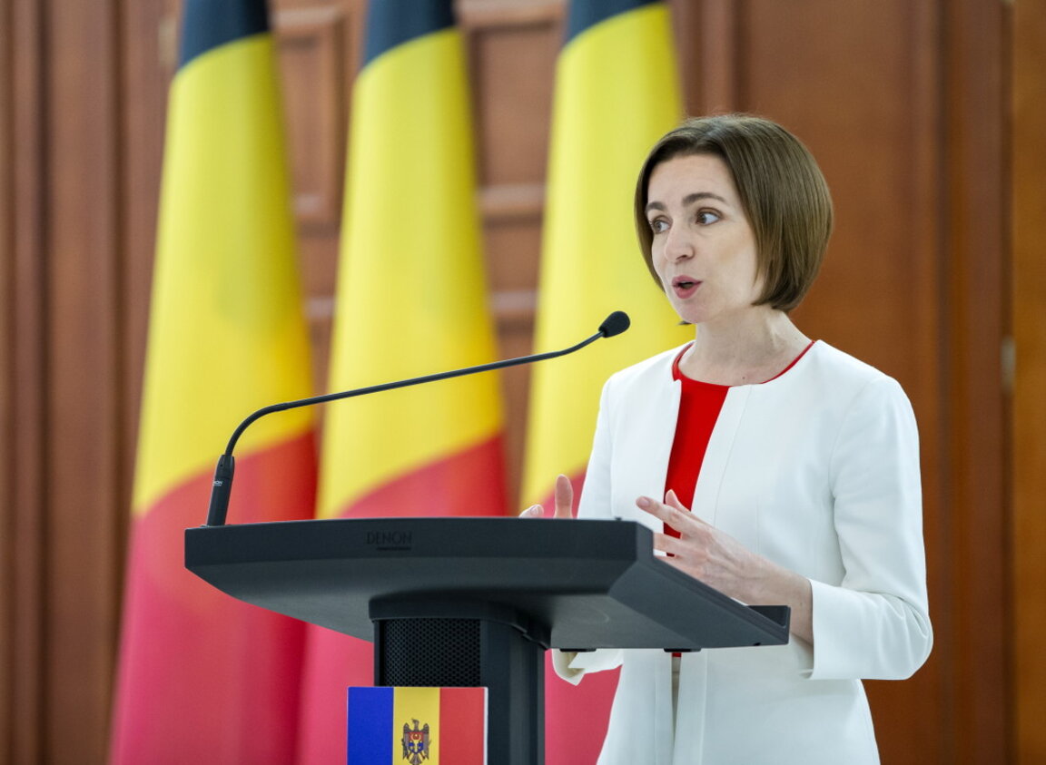 Президентът на Молдова Мая Санду