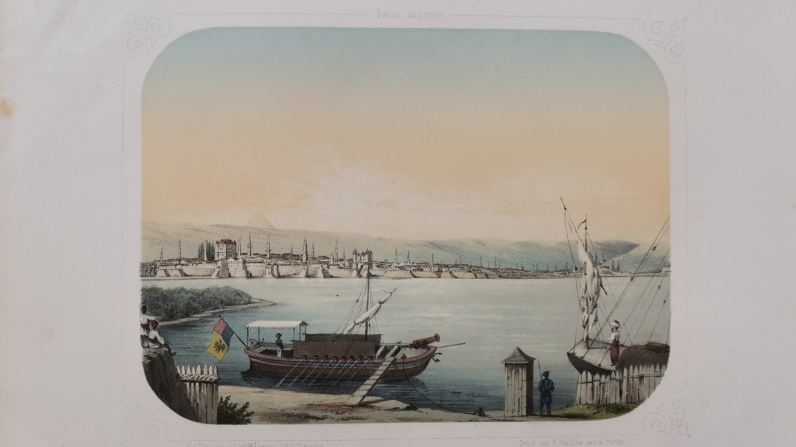 Литография на Видин от 1840 година обогати фонда на Държавния архив