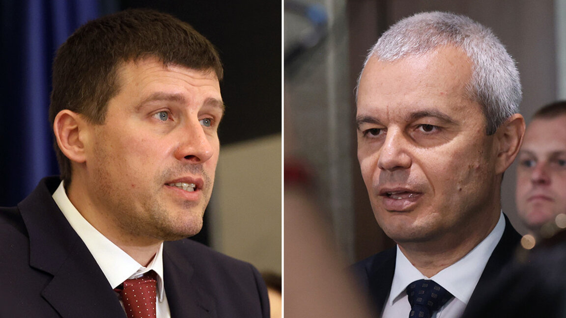 Лидерите на „Величие“ и „Възраждане“ – Ивелин Михайлов и Костадин Костадинов