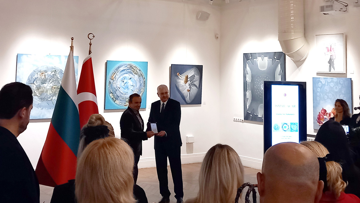 Ressam İsmail Acar'ın “İstanbul’dan Balkanlar’a” Sergisi Sofya'da açıldı