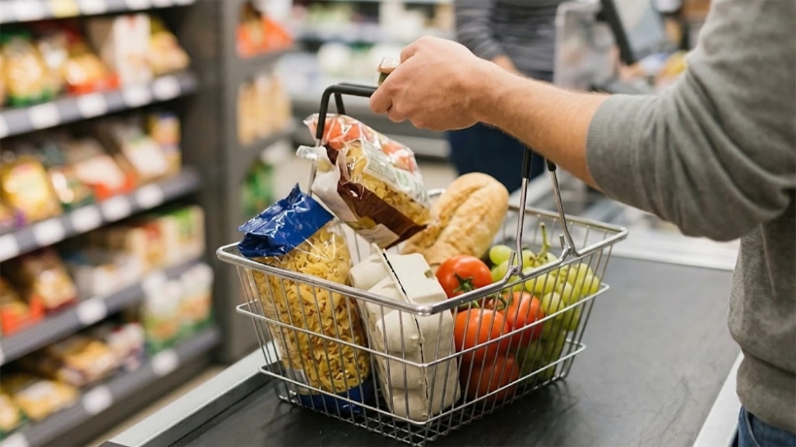 Coșul mic de consum s-a scumpit cu 8,6%