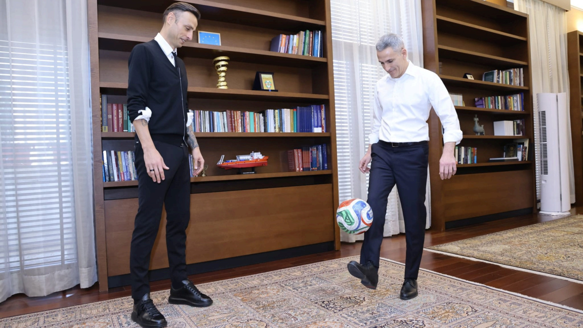 Димитар Бербатов и Андреј Гјуров