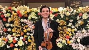 La búlgara Albena Danaílova, segunda concertino en el concierto de Año Nuevo de la Filarmónica de Viena