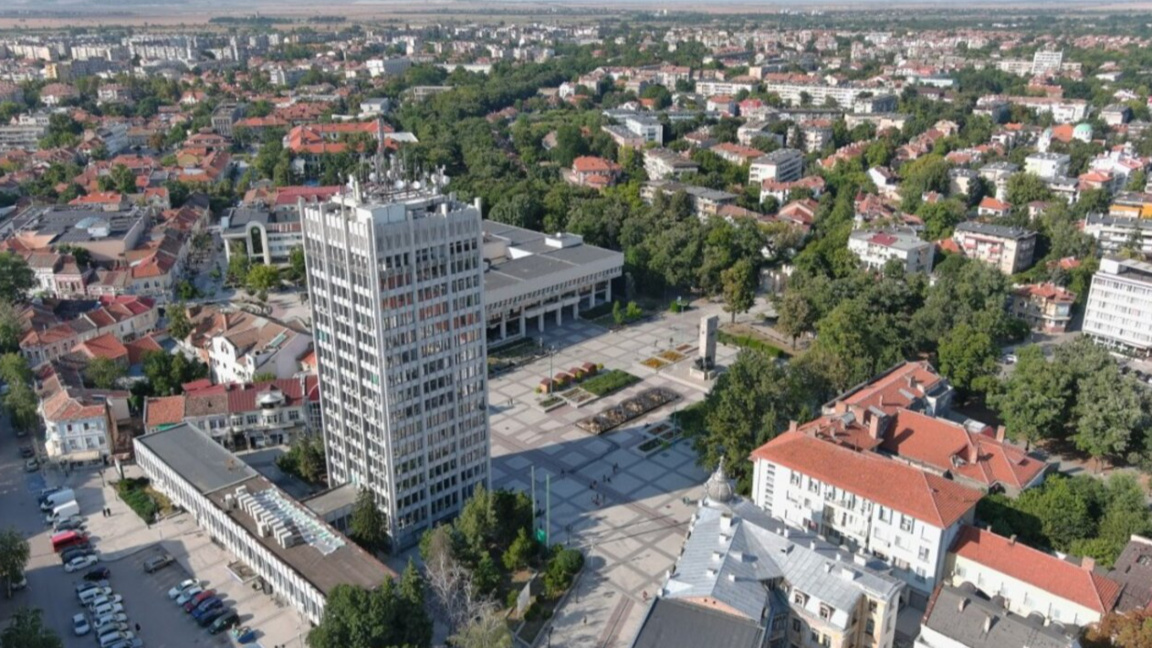 Изглед на централната част на Видин