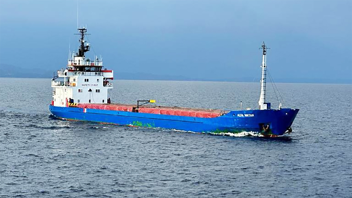 Frachtschiff ALFA WATAN