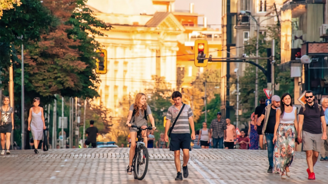 Im August wird eine der bekanntesten Straßen Sofias zur Fußgängerzone